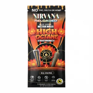 Nirvana Reloaded Blue Lotus Nectar Rolls Pre-Rolls (5000mg - 2 Count) - Balancing ~ High Octane
