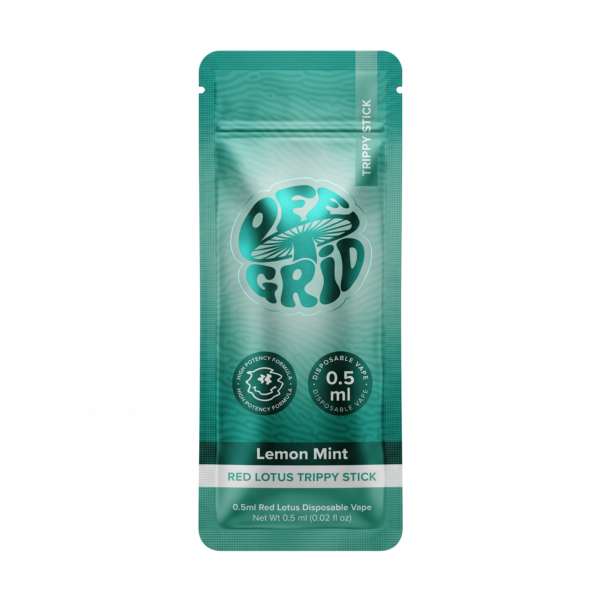 Off Grid Shrooms Red Lotus Trippy Stick Disposable (0.5ml) - Lemon Mint